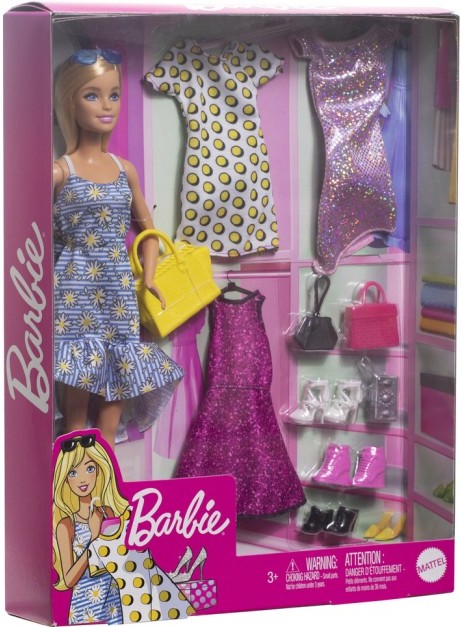 Фото - Кукла Barbie с нарядами (JCR80)