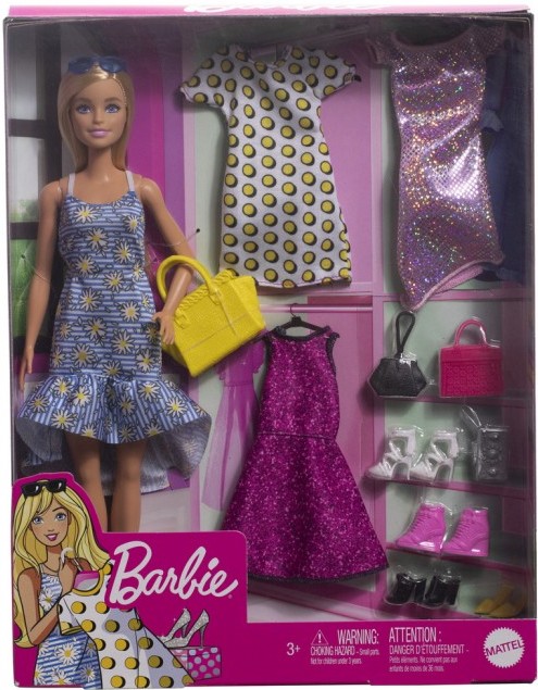 Фото - Кукла Barbie с нарядами (JCR80)