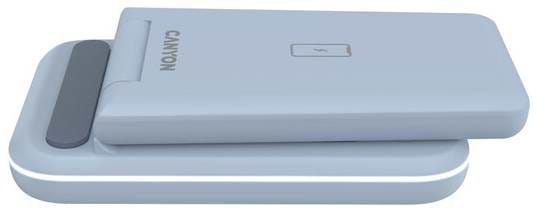 Фото - Беспроводное зарядное устройство Canyon WS-304 3 в 1 QI Blue (CNS-WCS304BL)