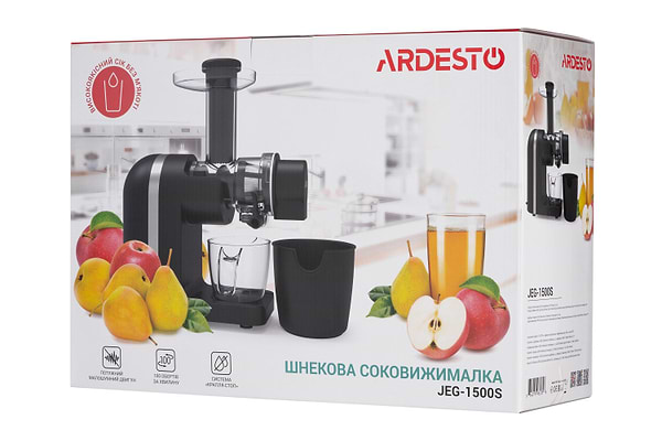 Фото - Соковыжималка шнековая Ardesto JEG-1500S