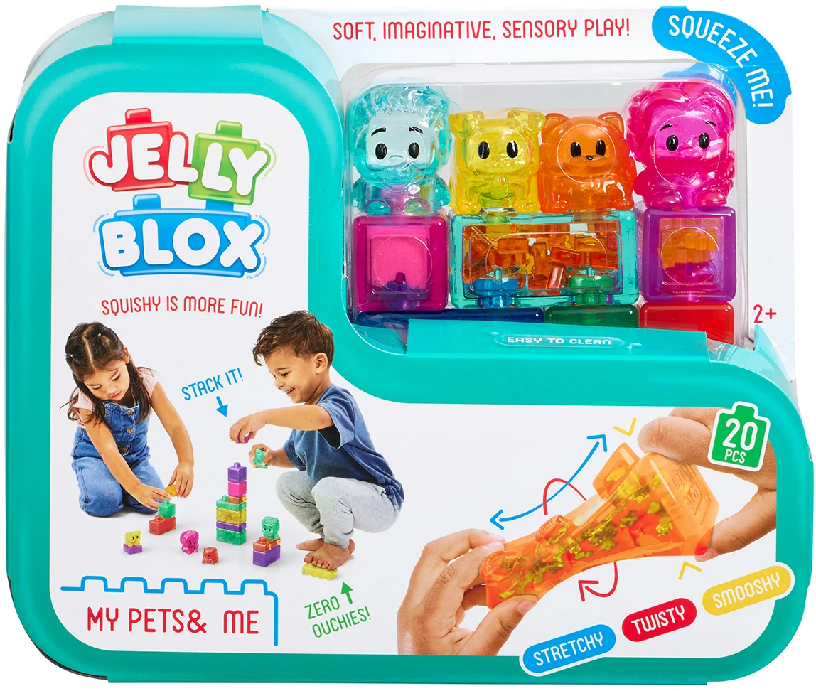 М'який конструктор для малюків Jelly Blox сенсорний ДРУЗІ ТА УЛЮБЛЕНЦІ (934289)