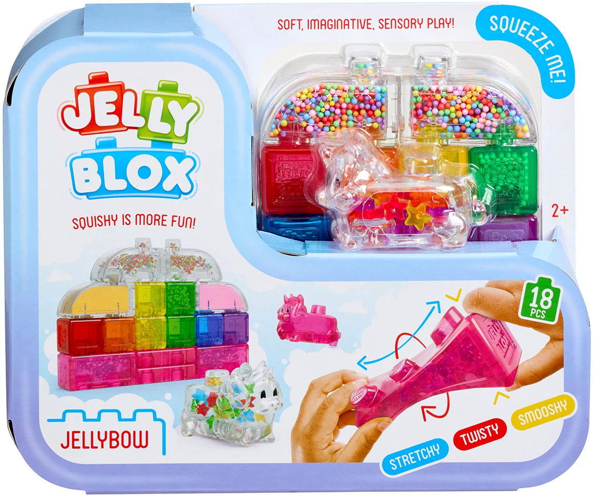 М'який конструктор для малюків Jelly Blox сенсорний ВЕСЕЛКА (937686)