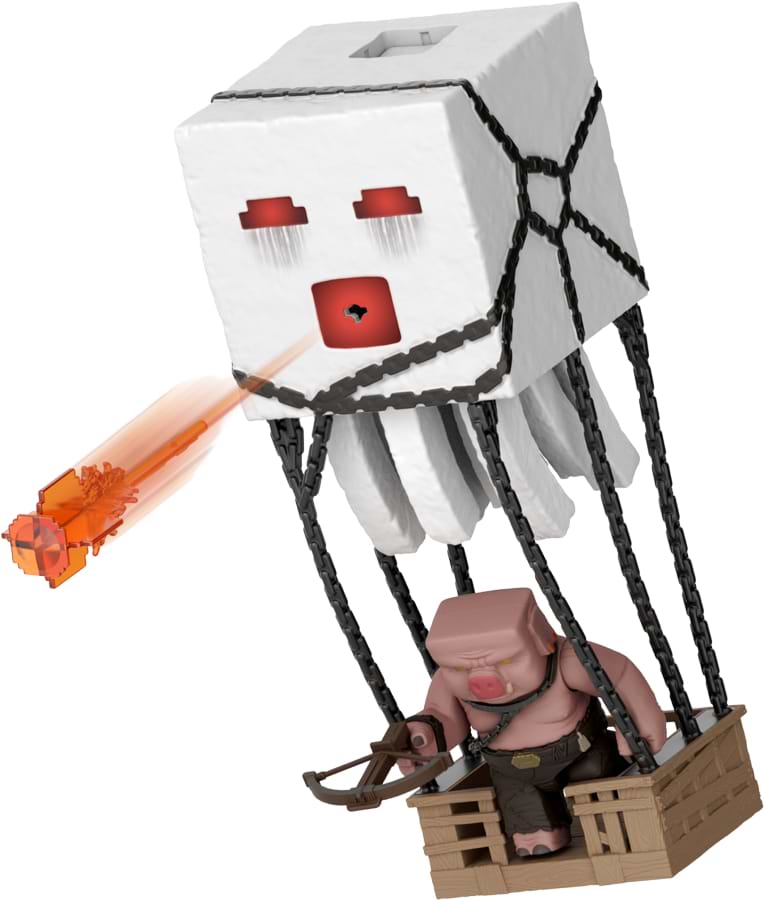 Колекційна фігурка Minecraft Ігровий набір "Повітряна куля з Гаста" з "Minecraft: фільм" (JFB69) - Фото 1