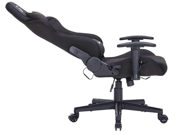 Фото - Крісло для геймерів GamePro RGB Size L Fabric Black (GC700FB)