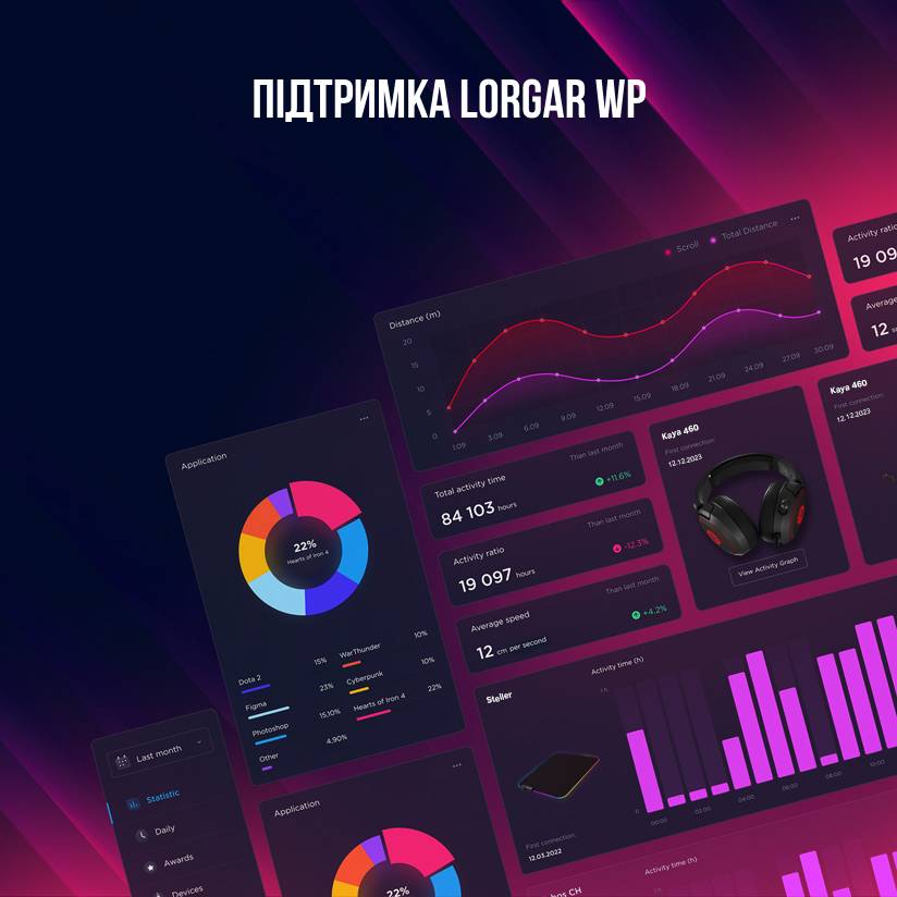 Фото - Гарнітура дротова ігрова Lorgar Kaya 460 Gaming RGB USB Black (LRG-GHS460)