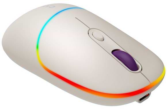 Фото - Мышь беспроводная Canyon MW-22 Dual Band RGB Wireless Rice (CNS-CMSW22RC)
