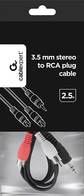 Фото - Кабель 3.5 мм - RCA Cablexpert CCA-458-2.5M