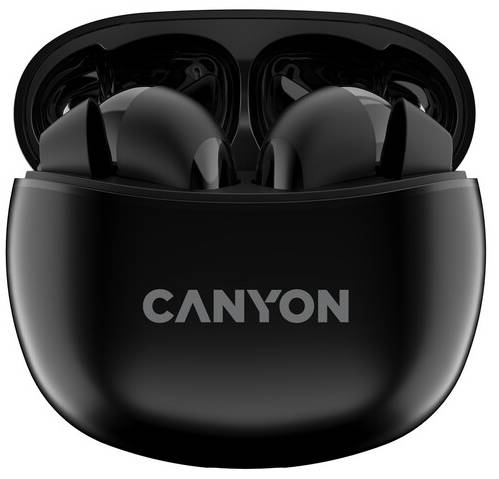 Фото - Навушники вкладиші бездротові TWS Canyon TWS-5 (CNS-TWS5B) Black