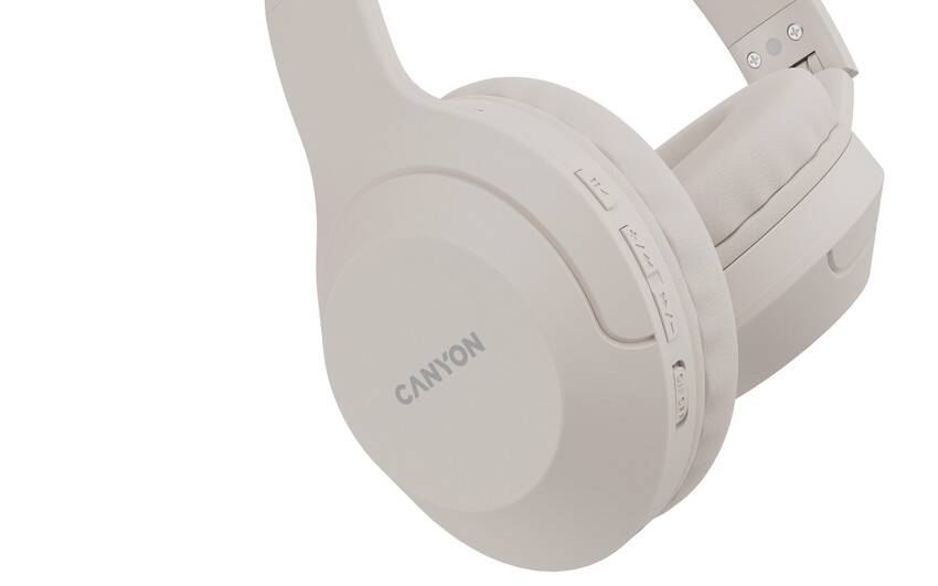 Фото - Наушники полноразмерные беспроводные Canyon BTHS-3 Beige (CNS-CBTHS3BE)