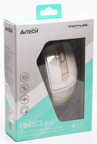 Фото - Миша бездротова A4tech FB45CS Air2 (Cream Beige)