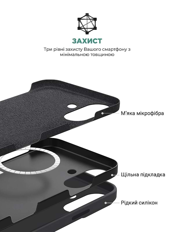 Фото - Чехол для смартфона Armorstandart ICON2 MagSafe for Apple iPhone 16 Plus Black (ARM78667)