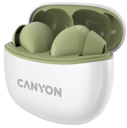 Фото - Наушники вкладыши беспроводные TWS Canyon TWS-5 (CNS-TWS5GR) Green