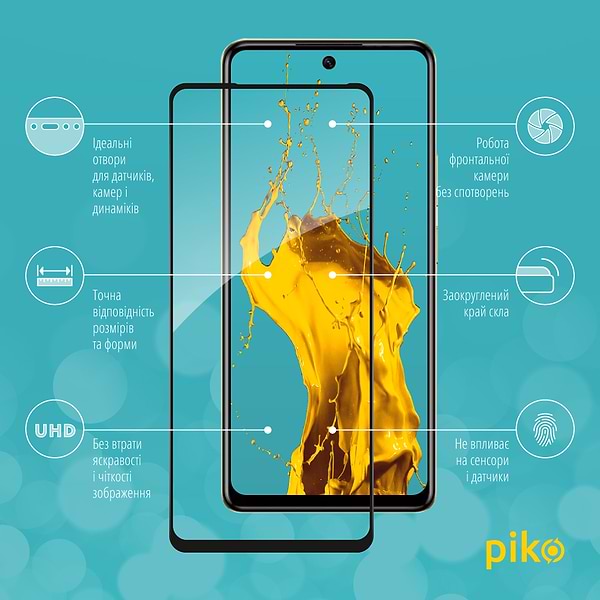 Фото - Захисне скло для смартфону Piko Full Glue for Infinix Hot 40 Pro Black (1283126589270)