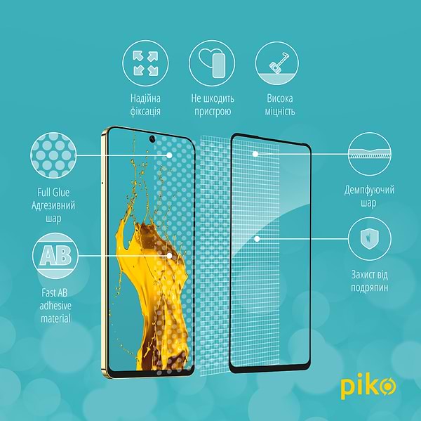 Фото - Захисне скло для смартфону Piko Full Glue for Infinix Hot 40 Pro Black (1283126589270)