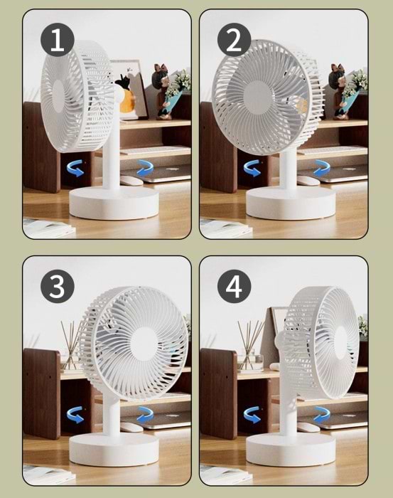 Фото - Вентилятор настільний Jile F29C White