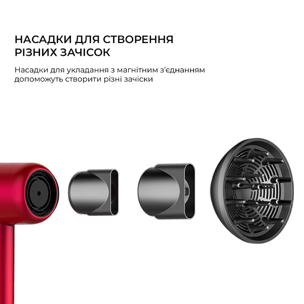 Фото - Фен JIMMY F6 Red
