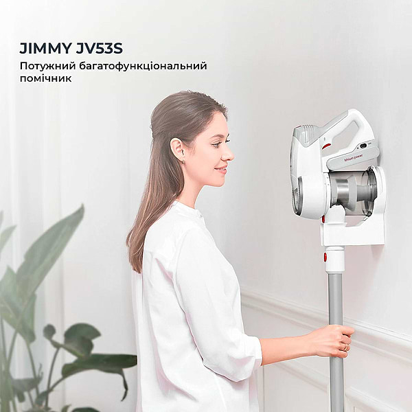 Фото - Пилосос ручний для дому JIMMY JV53S Silver