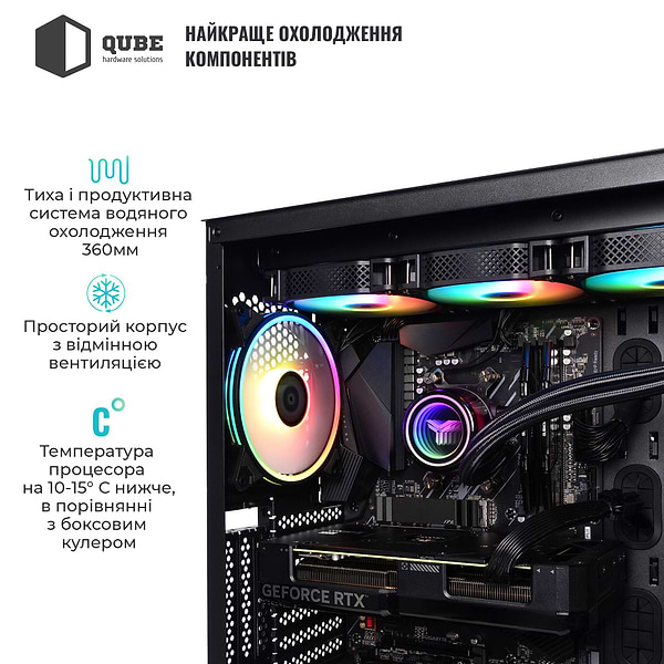 Фото - Системный блок QUBE QB i9 14900KF RTX 4060 Ti 16GB ZN 32102 (i914900KFRTX4060Ti16GBZN32102)