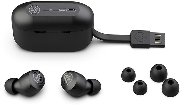 Фото - Наушники вкладыши беспроводные TWS JLab Go Air Pop True Wireless Earbuds Black (IEUEBGAIRPOPRBLK124)