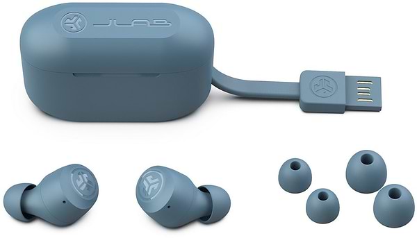 Фото - Наушники вкладыши беспроводные TWS JLab Go Air Pop True Wireless Earbuds Black Slate (IEUEBGAIRPOPRSLT124)