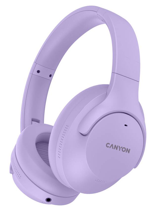 Фото - Навушники повнорозмірні бездротові Canyon OnRiff 10 ANC Purple (CNS-CBTHS10PU)