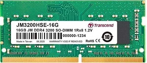 Фото - Память DDR Transcend DDR4 16GB 3200 (JM3200HSE-16G)