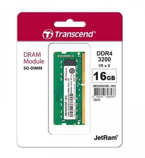 Фото - Память DDR Transcend DDR4 16GB 3200 (JM3200HSE-16G)