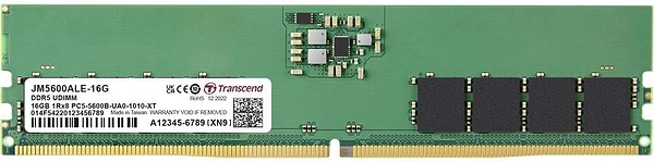 Фото - Память DDR Transcend DDR5 16GB 5600 (JM5600ALE-16G)