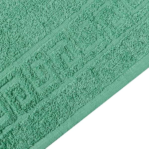 Фото - Рушник банний Home Line махровий бордюр ізумрудний 70х140 (174306)