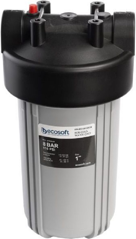 Фото - Фильтр проточный Ecosoft ВВ10 без картриджа (FPV4510ECOGR)