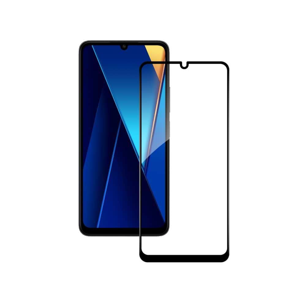 Захисне скло для смартфону Intaleo Full Glue for Xiaomi Poco C65 Black (1283126583667)