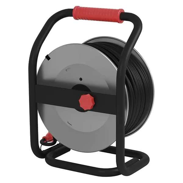 Фото - Удлинитель 220В EMOS на катушке EMOS P19224, 4 розетки, 40, резина/неопрен