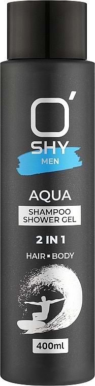 Шампунь чоловічий O'Shy 2 in 1 AQUA TM “O`SHY (4820263231739) - Фото 1