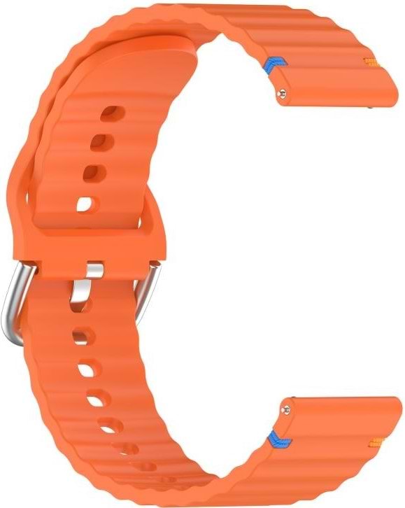 Фото - Ремінець для смарт-годинника BeCover Ribbed Tape (22mm) for Huawei Watch GT 5 / GT 4 (46mm) / GT 3 (46mm) / GT 2 (46mm) / GT 2 Pro / Watch GS Pro Orange (714289)