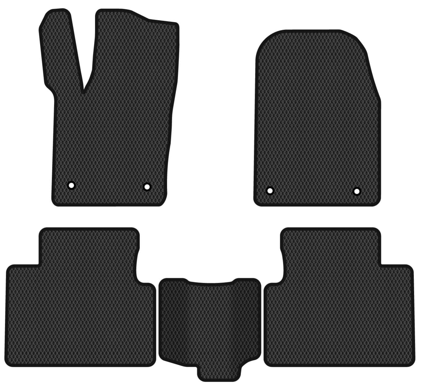 EVA килимки в салон авто EVAtech для Grand Cherokee Overland (WK2) Jeep 2011-2021 4 покоління SUV China JP12082C5OU4RBB