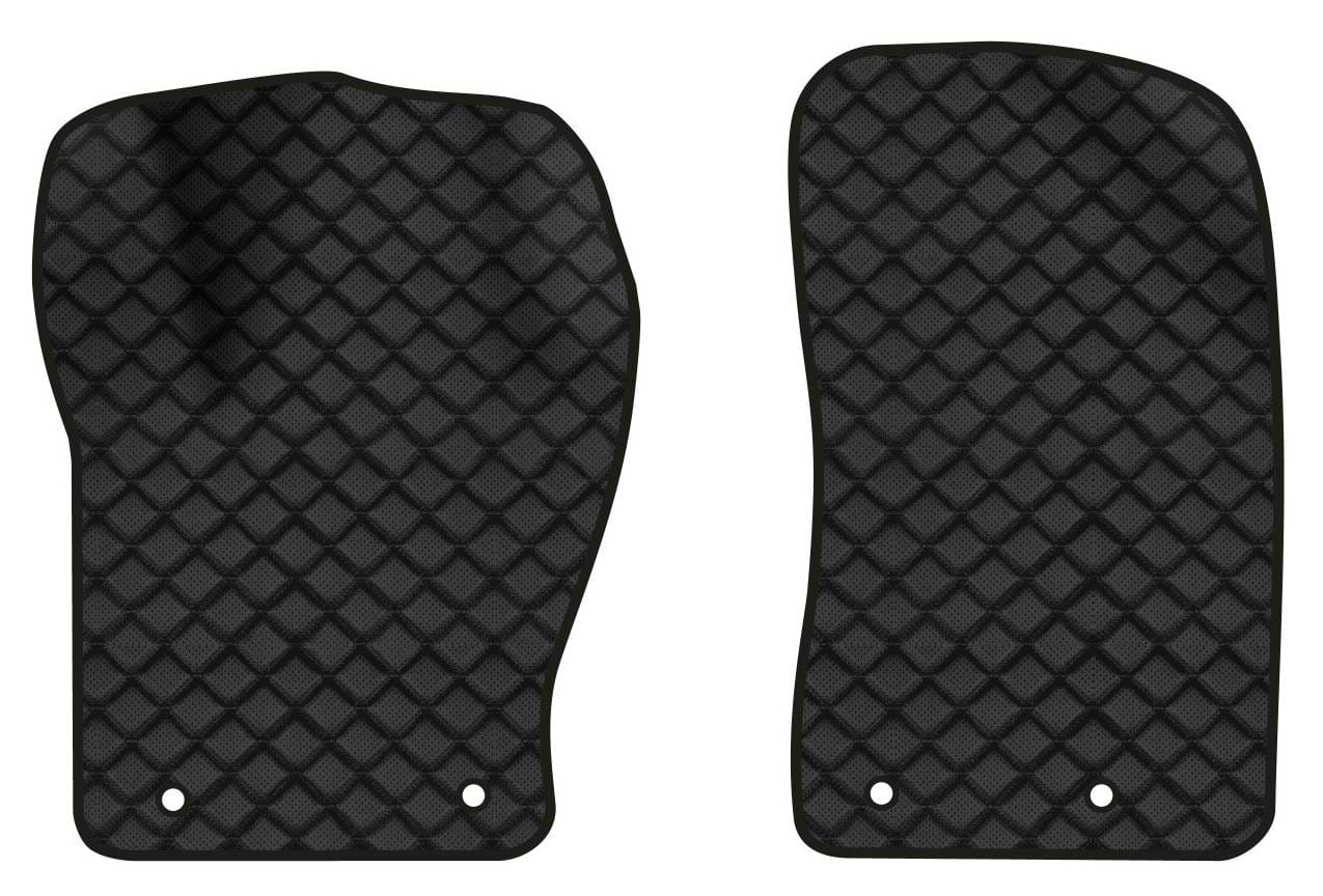 Коврики из экокожи в салон авто передние EVAtech ECO для Compass Jeep 2017 2 поколение SUV USA (JP12618AD2OU4BBB)