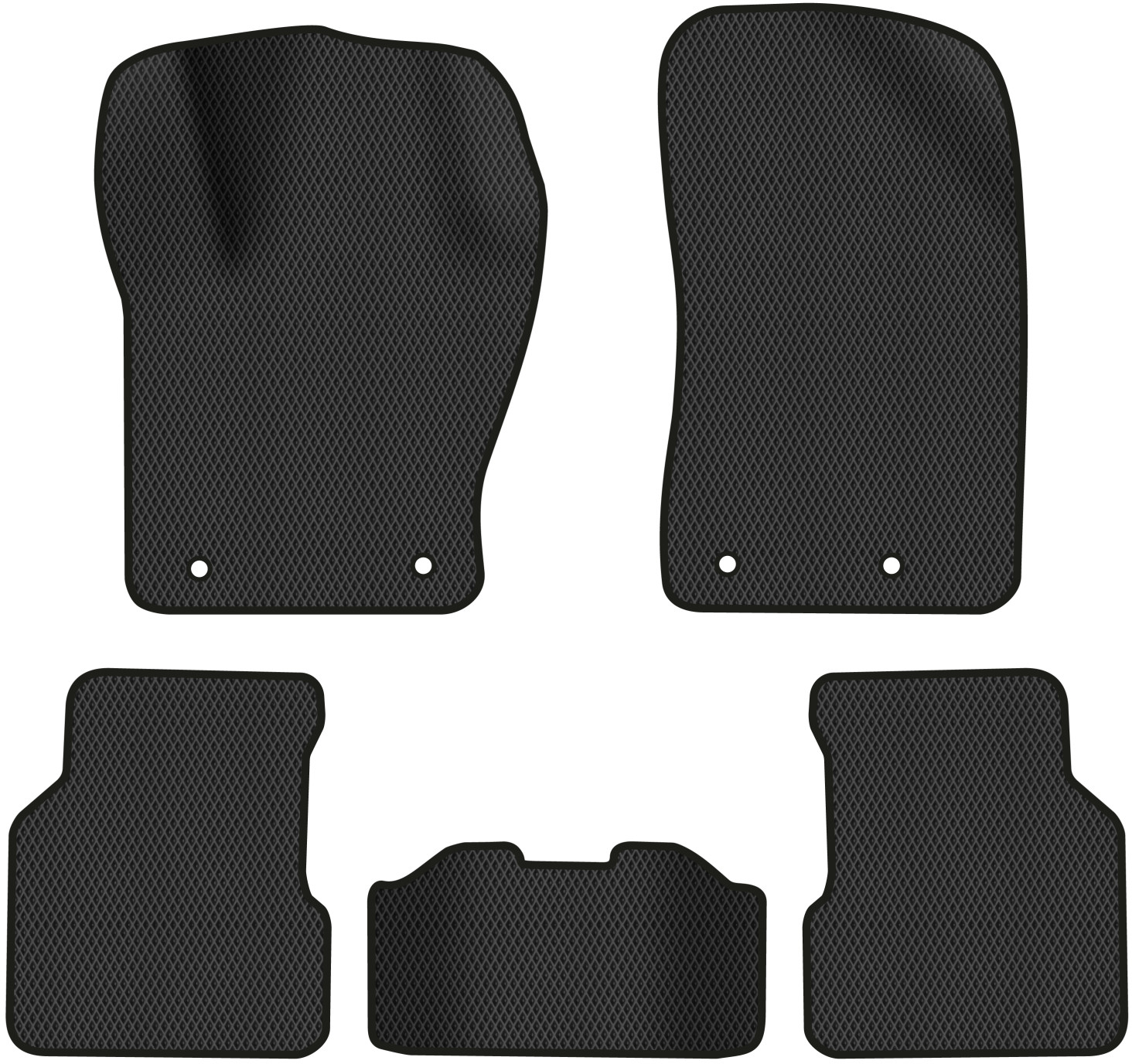 EVA коврики в салон авто EVAtech для Compass Jeep 2017 2 поколение SUV USA JP12618CD5OU4RBB