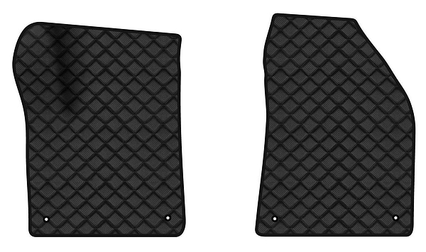 Фото - Коврики из экокожи в салон авто передние EVAtech ECO для Cherokee (KL) Jeep 2014 5 поколение SUV USA (JP12822AE2LA4BBB)