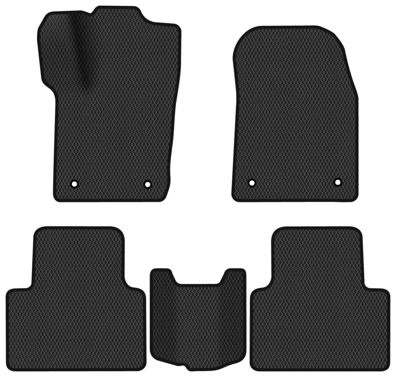 EVA коврики в салон авто EVAtech для Grand Cherokee (WK2) Laredo Restyling Jeep 2013-2021 4 поколение SUV EU JP13182CD5OU4RBB