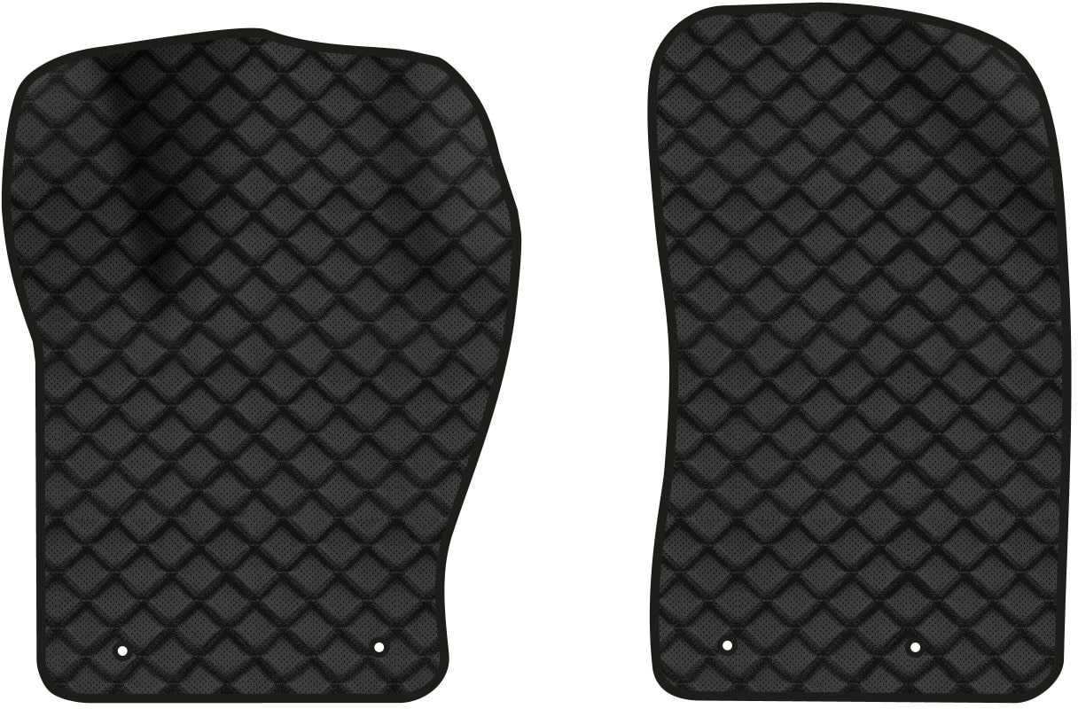 Коврики из экокожи в салон авто передние EVAtech ECO для Compass Jeep 2017 2 поколение SUV USA (JP1613AD2LA4BBB)