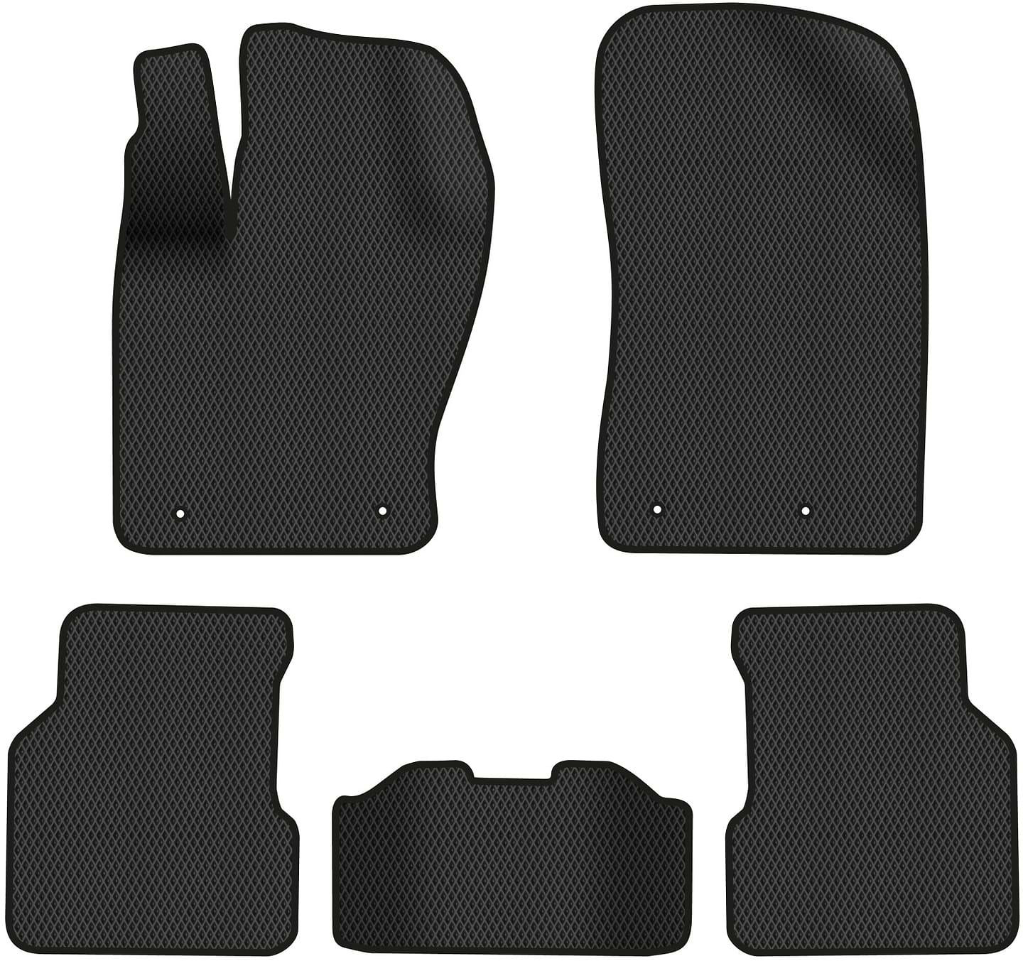 EVA коврики в салон авто EVAtech для Compass Jeep 2017 2 поколение SUV USA JP1613C5LA4RBB