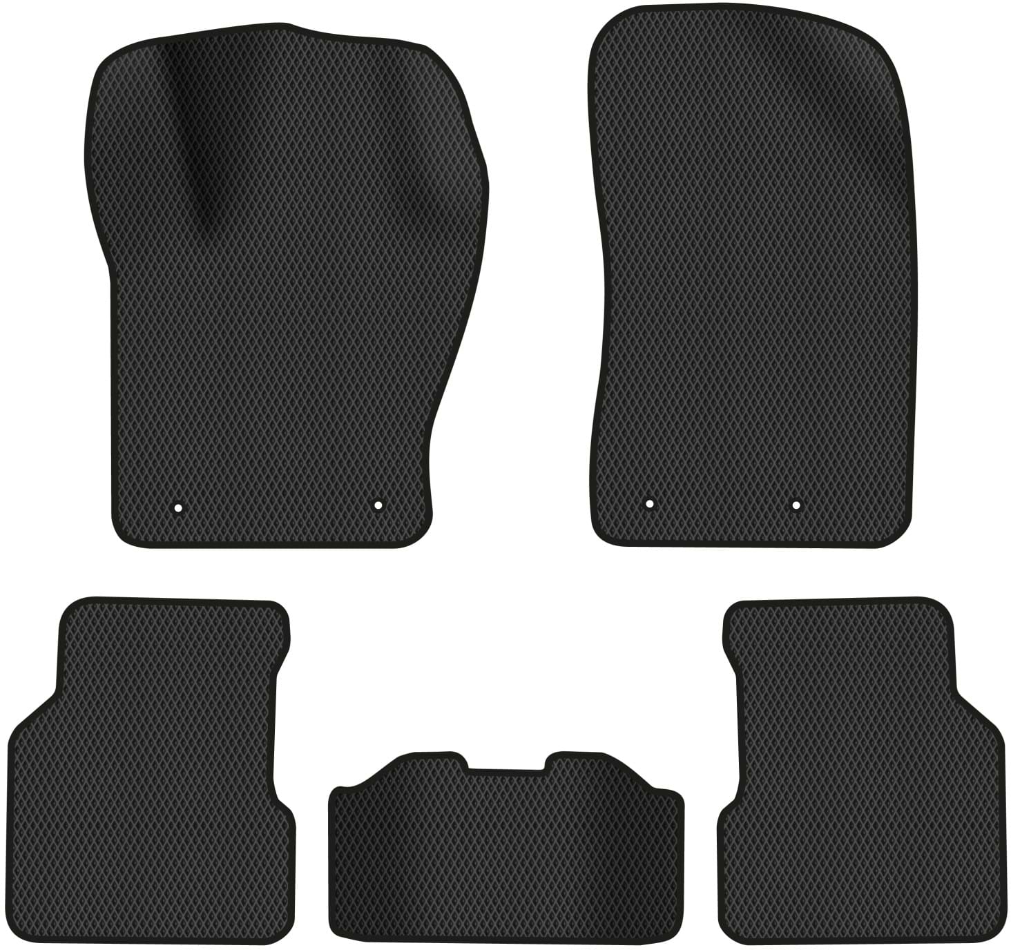 EVA коврики в салон авто EVAtech для Compass Jeep 2017 2 поколение SUV USA JP1613CD5LA4RBB