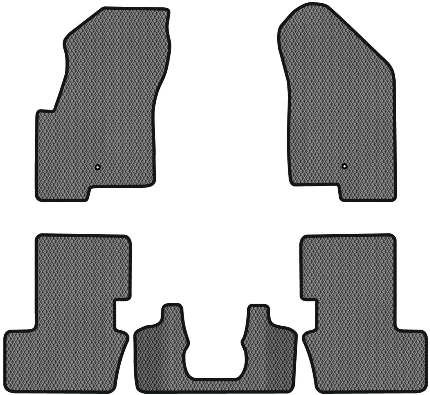 EVA коврики в салон авто EVAtech для Patriot (MK74) Jeep 2006-2011 1 поколение SUV USA JP1760CG5LA2RGB