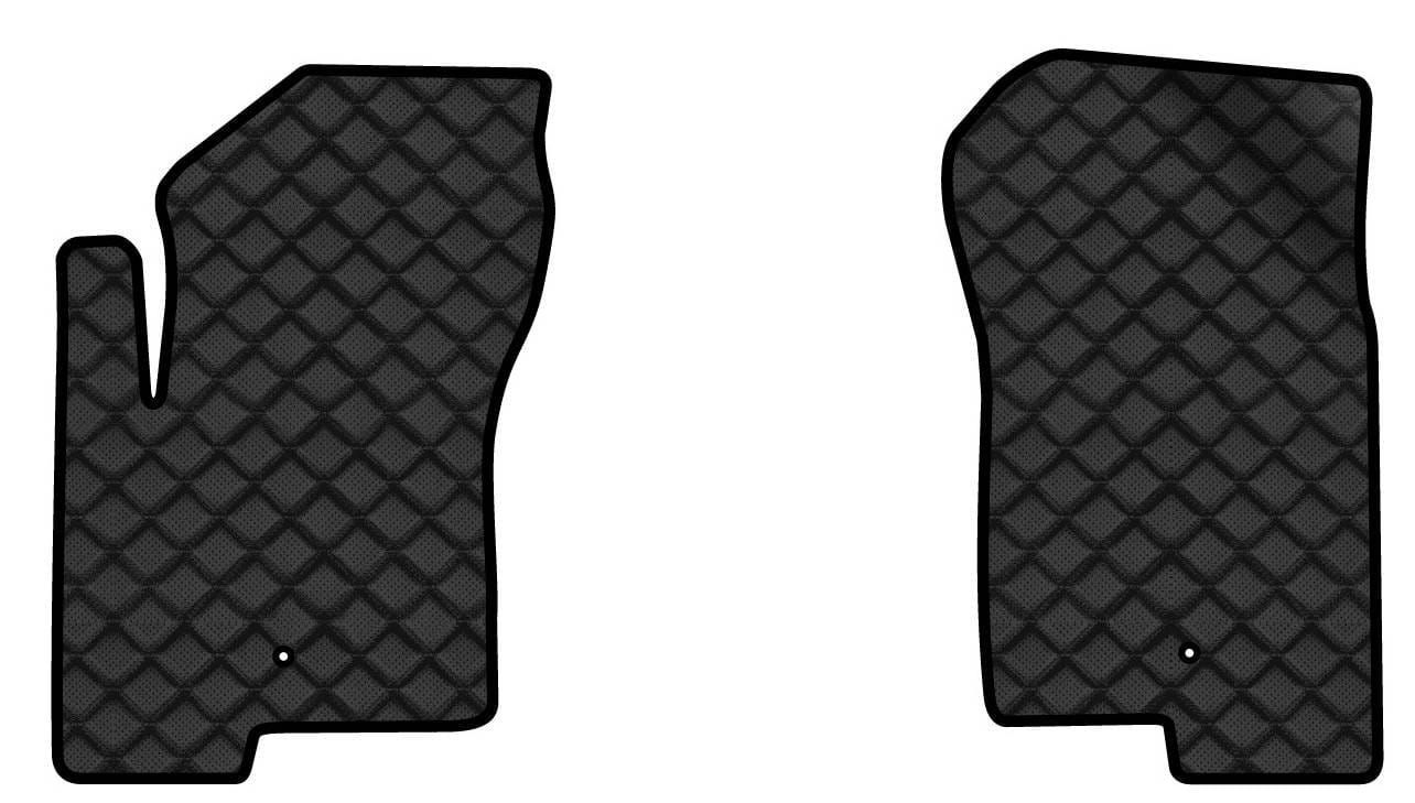 Коврики из экокожи в салон авто передние EVAtech ECO для Compass Restyling Jeep 2011-2016 1 поколение SUV USA (JP1781A2LA2BBB)