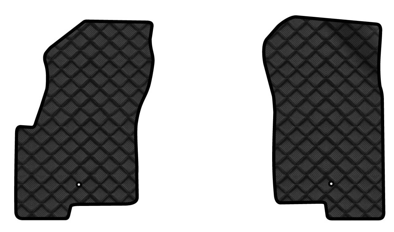 Килимки з екошкіри в салон авто передні EVAtech ECO для Compass Restyling Jeep 2011-2016 1 покоління SUV USA (JP1781AB2LA2BBB)