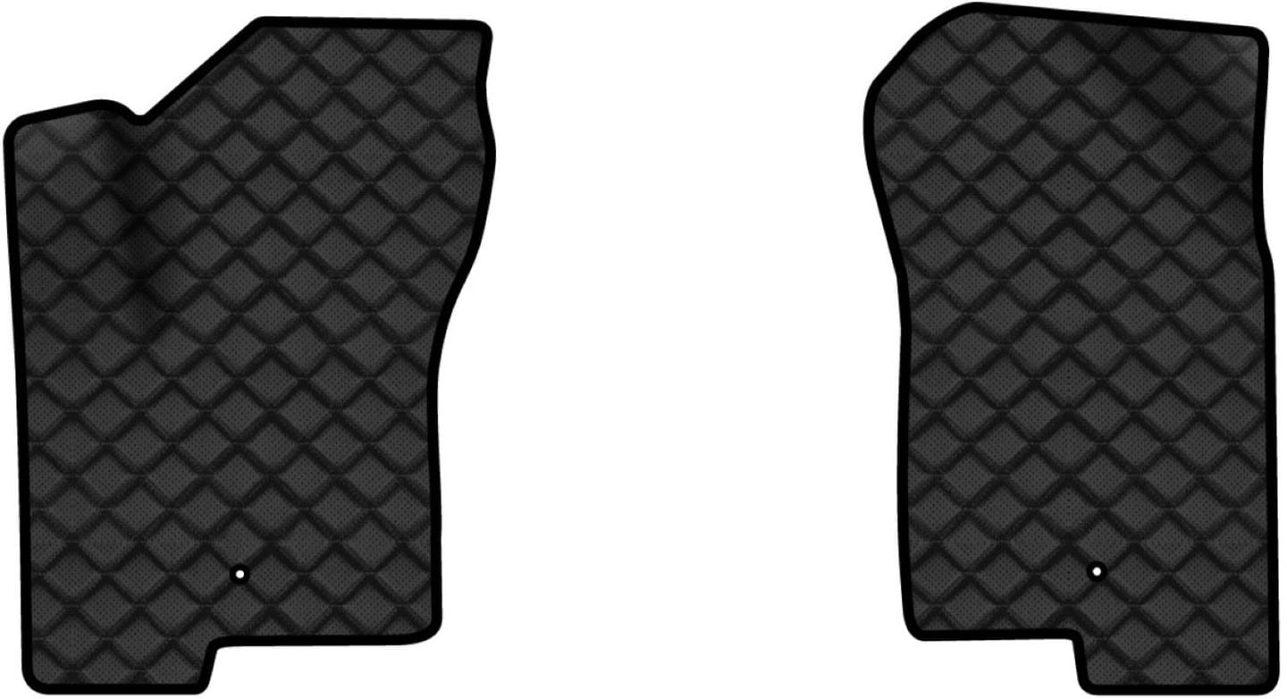 Коврики из экокожи в салон авто передние EVAtech ECO для Compass Restyling Jeep 2011-2016 1 поколение SUV USA (JP1781AD2LA2BBB)