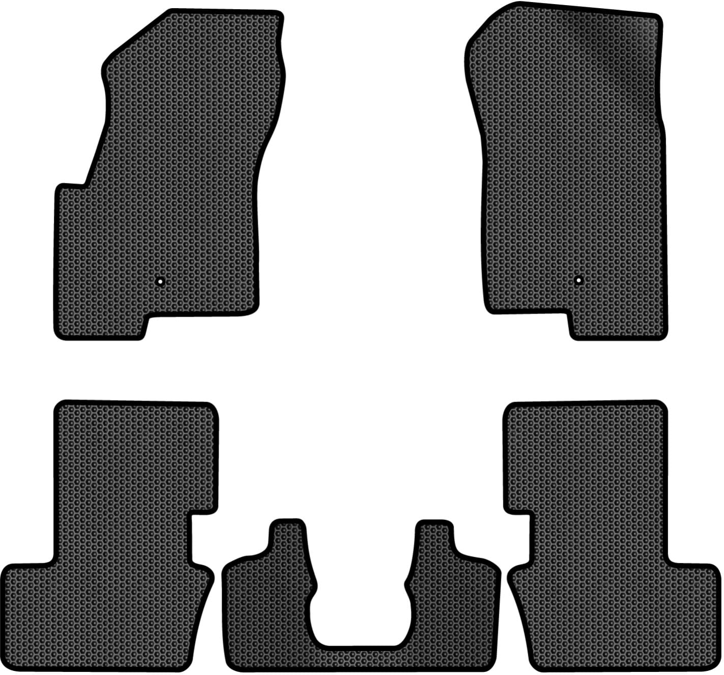 EVA коврики в салон авто EVAtech для Compass Restyling Jeep 2011-2016 1 поколение SUV USA JP1781CB5LA2SBB