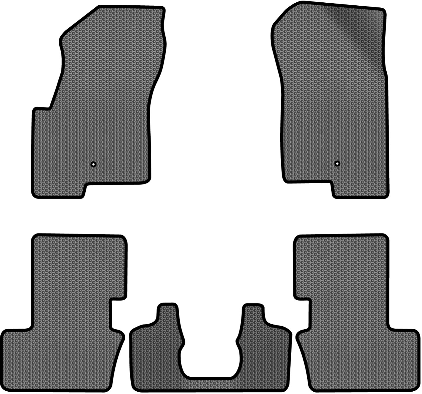 EVA коврики в салон авто EVAtech для Compass Restyling Jeep 2011-2016 1 поколение SUV USA JP1781CB5LA2SGB