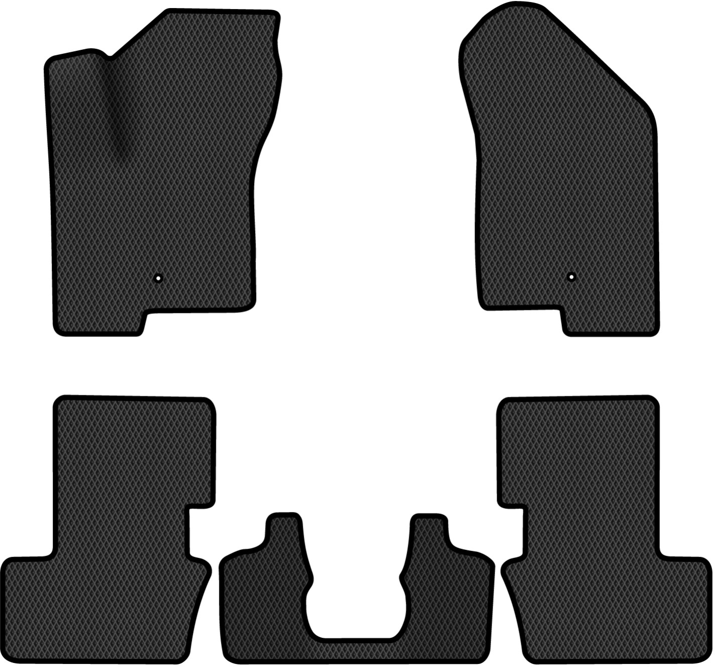 EVA килимки в салон авто EVAtech для Compass Restyling Jeep 2011-2016 1 покоління SUV USA JP1781CE5LA2RBB