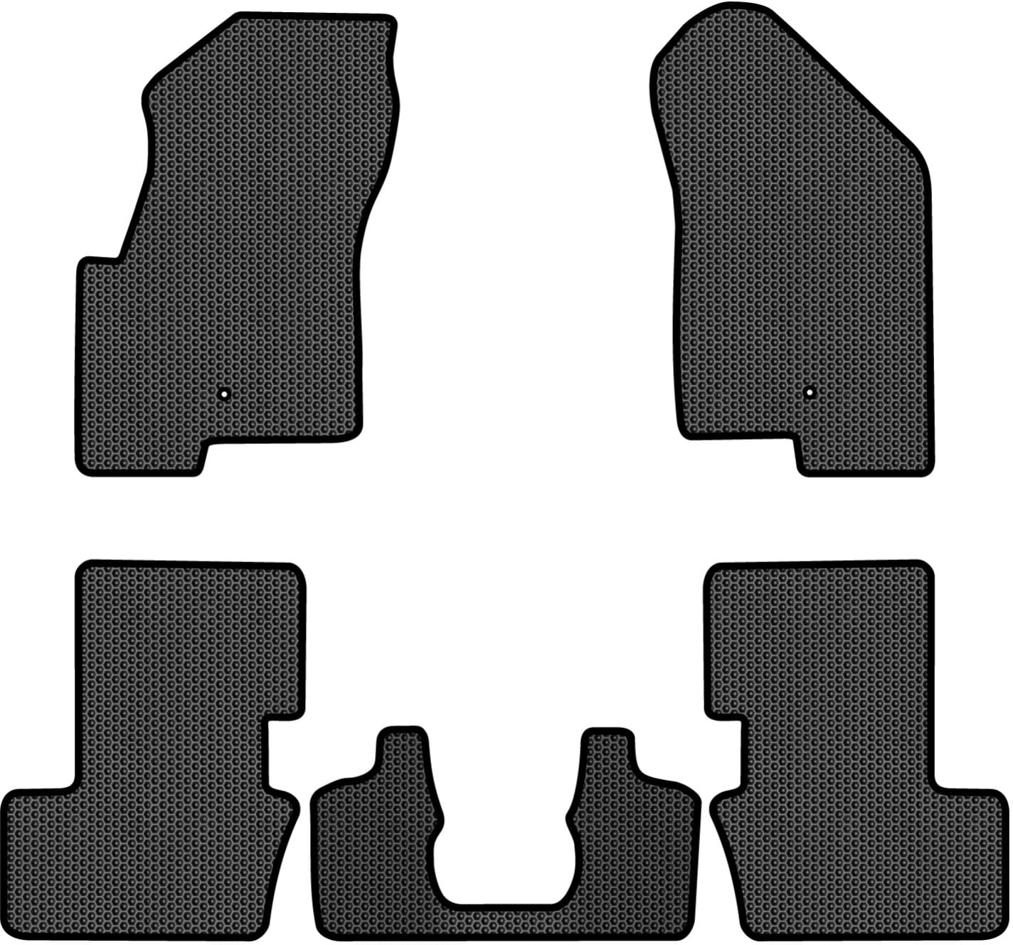 EVA коврики в салон авто EVAtech для Compass Restyling Jeep 2011-2016 1 поколение SUV USA JP1781CG5LA2SBB